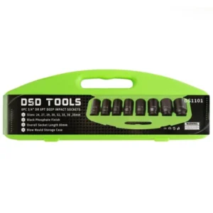 8BUC PATRAT 3/4" SET TUB DE INPACT LUNGI , 6 LATURI DS1101