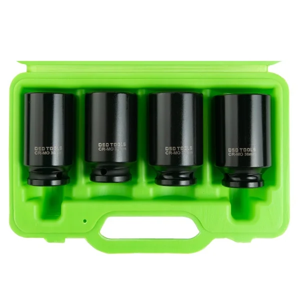 4BUC PATRAT 1/2" SET TUB DE INPACT LUNGI 12 LATURI DS1112 - imagine 3