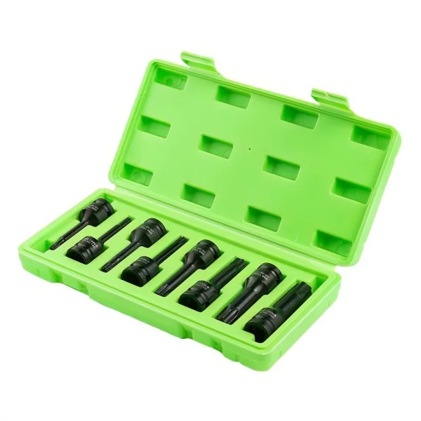 8BUC PATRAT1/2" SET BITI TORX DE INPACT DS1117