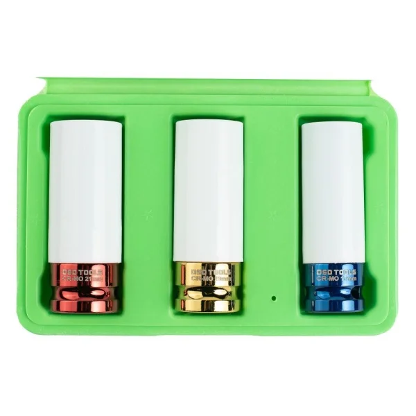 3BUC SET TUBULARE DE INPACT LUNGI CU PROTECTIE DS1127 - imagine 3