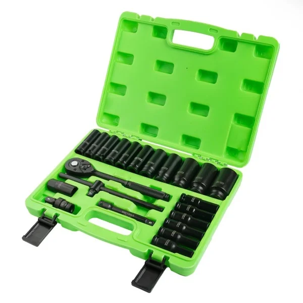 22 PIESE PATRAT 1/2" TRUSA DE CHEI TUB DE INPACT DS1179