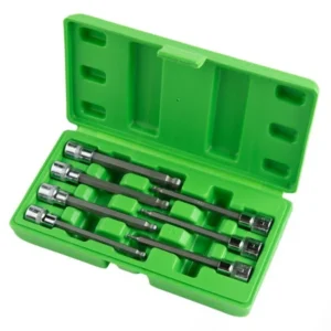 7BUC PATRAT 3/8 SET DE BITI HEXAGONALI CU CAP ROTUND  DS1221