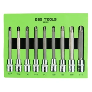 9BUC PATRAT 1/2 SET DE BITI TORX  DS1231