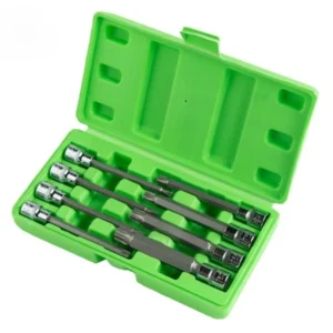 8BUC PATRAT 3/8 LUNGIME 110MM(L) SET DE BITI TORX DS1233