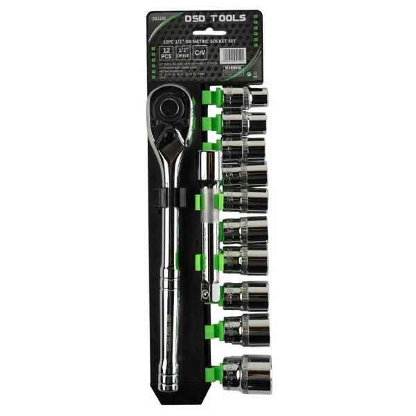 SET 12 CHEI TUBULATE METRICE 1/2 DR 10-24MM DS1330