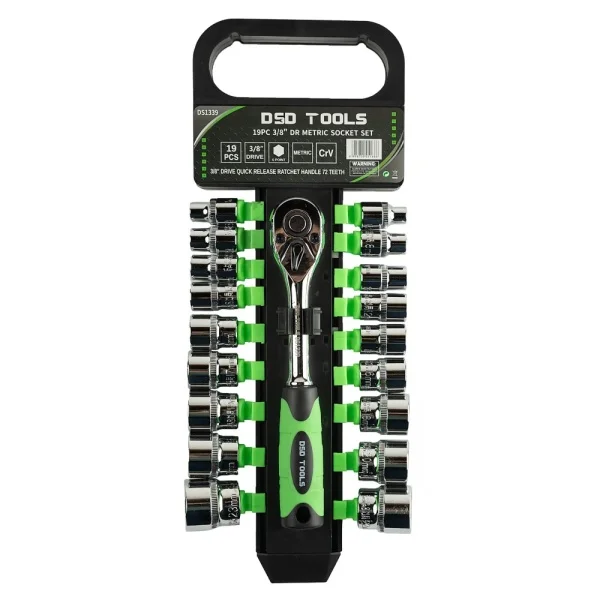 SET 19 CHEI TUBULARIE 3/8 DR METRICE 6-24MM 6PT DS1339