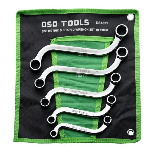 Set 5 chei inelare metrice în formă de S (10-19mm) DS1821 - image 1774342479672