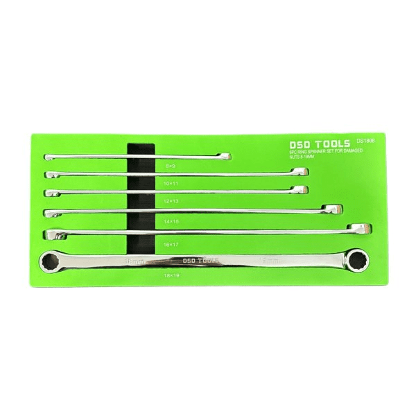 Set 6 chei inelare pentru piulițe deteriorate 8-19mm DS1808 - image 1774342724697