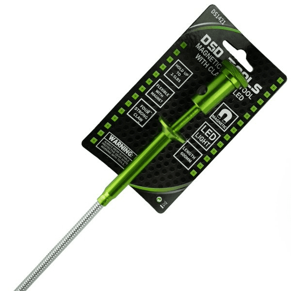 Tijă magnetică cu gheare de prindere și lanternă LED DS1421 - image 1774342947795