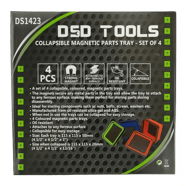 Set 4 tăvi magnetice pliabile pentru piese DS1423 - image 1774343023514