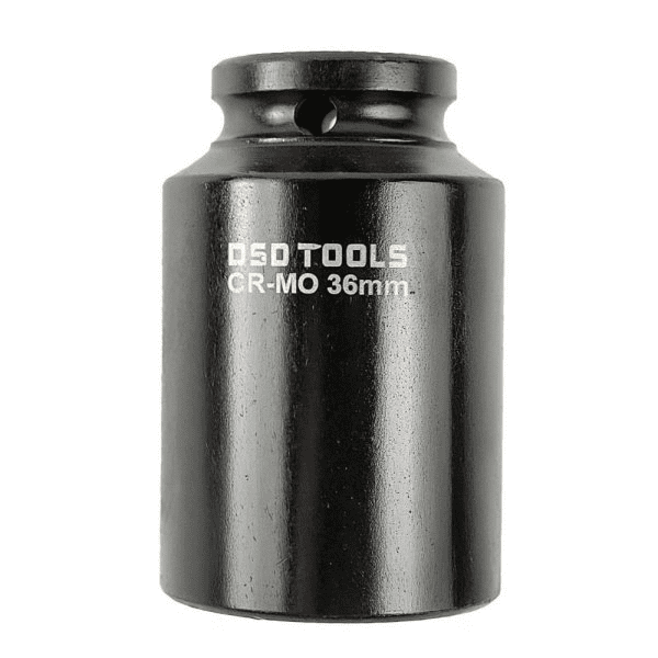 Cheie tubulară cu pereți subțiri pentru piuliță butuc 36mm, 12 laturi, prindere 1/2" DS1138 - image 1774343618495