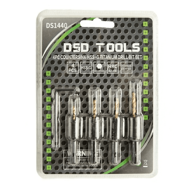 Set 4 burghie de zencuit HSS-G din titan DS1440 - image 1775313334397