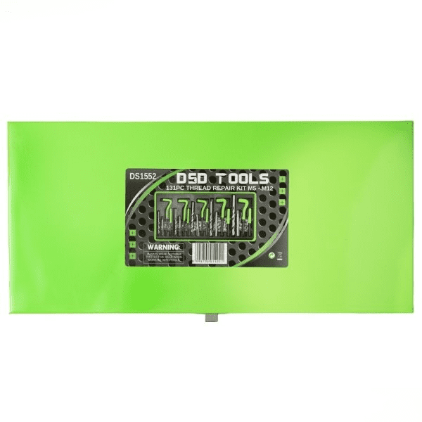 Kit 131 piese pentru reparație filet M5-M12 DS1552 - image 1775313379503