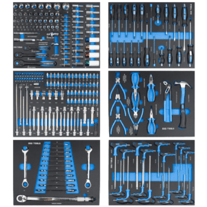 Set scule în 6 tăvi DS1028
