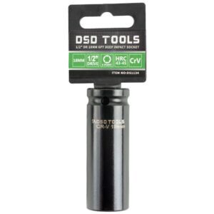 Tubulară lungă de impact 18mm în 6 puncte prindere 1/2" DS1134
