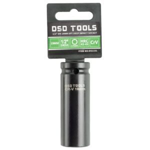 Tubulară lungă de impact 19mm în 6 puncte prindere 1/2" DS1151
