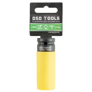 Tubulară lungă de impact 19mm în 6 puncte pentru jante aliaj prindere 1/2" DS1154