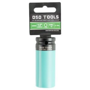 Tubulară lungă de impact 22mm pentru jante aliaj prindere 1/2" DS1156
