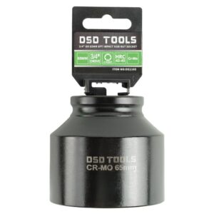 Tubulară de impact pentru piuliță butuc 65mm în 6 puncte prindere 3/4" DS1165
