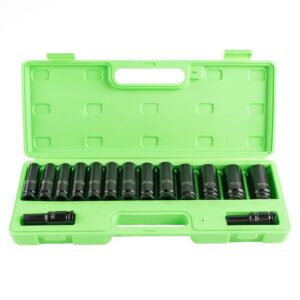Set 15 tubulare lungi de impact metrice 10-24mm prindere 1/2" DS1172