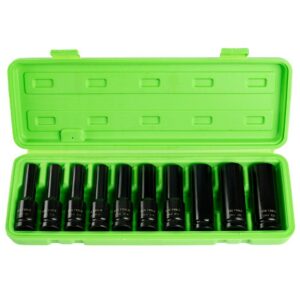 Set 10 tubulare lungi de impact E-Torx prindere 1/2" DS1177