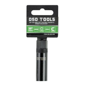 Tubulară magnetică cu perete subțire pentru bujii 14mm în 12 puncte prindere 3/8" DS1190