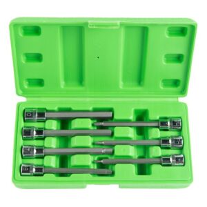 Set 7 tubulare cu bit hexagonal 110mm(L) prindere 3/8" DS1219