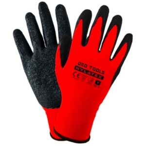 Cutie 240 perechi mănuși din poliester acoperite cu latex 13 gauge mărimea 10 DS1284