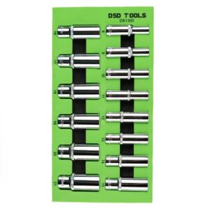 Set 14 tubulare lungi 8-21mm prindere 3/8" DS1300