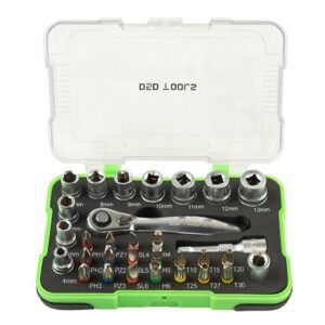 Set 31 tubulare și biți prindere 1/4" DS1333