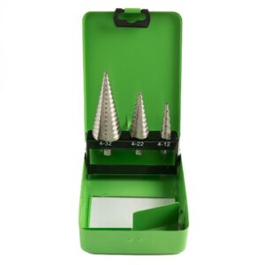 Set 3 burghie în trepte HSS 4-32mm DS1433
