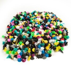 Set 1000 cleme și elemente de fixare universale pentru tapițerie/plastice DS1453