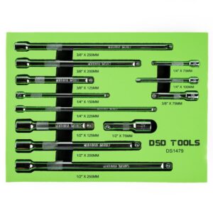 Set 12 prelungitoare prindere 1/4", 3/8", 1/2" DS1479