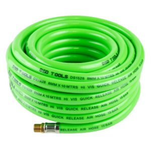 Furtun aer comprimat cu vizibilitate mare și cuplă rapidă 8mm x 10m, 15 Bar DS1528
