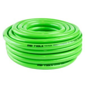 Furtun aer comprimat cu vizibilitate mare și cuplă rapidă 8mm x 15m, 15 Bar DS1529