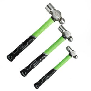 Set 3 ciocane mecanice cu cap sferic cu mâner fibră de sticlă DS1860