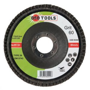 Discuri lamelare granulație 60 oxid (4 1/2") 115mm x 22.2mm cutie de 200 DS3008